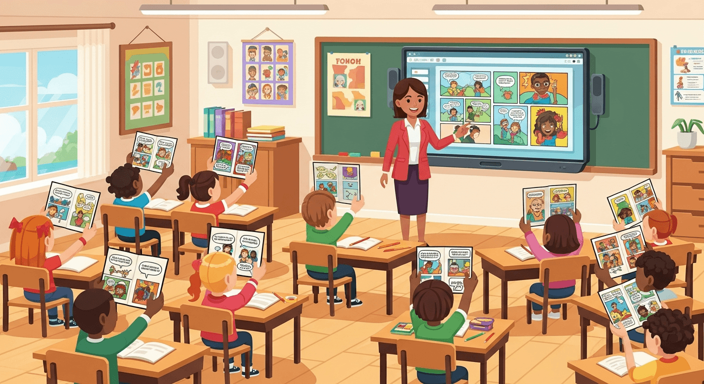 Using AI Comics in the Classroom: A Guide for Educators