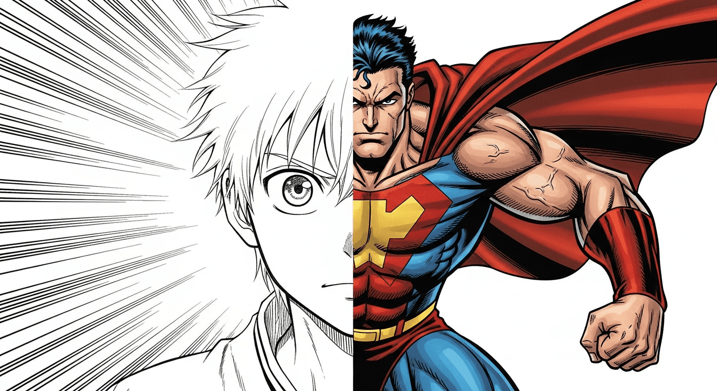 AI Manga vs. AI Comics: What's the Difference?