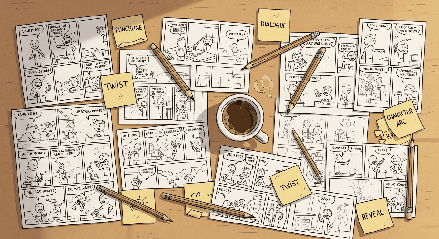 30 Comic Strip Ideas to Start Drawing Today