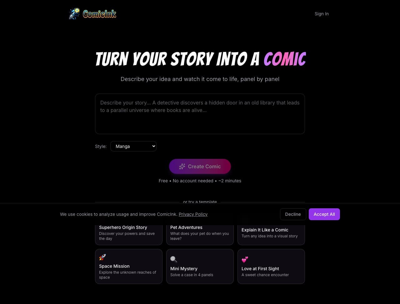 How to Make a Comic Book with AI in 2 Minutes