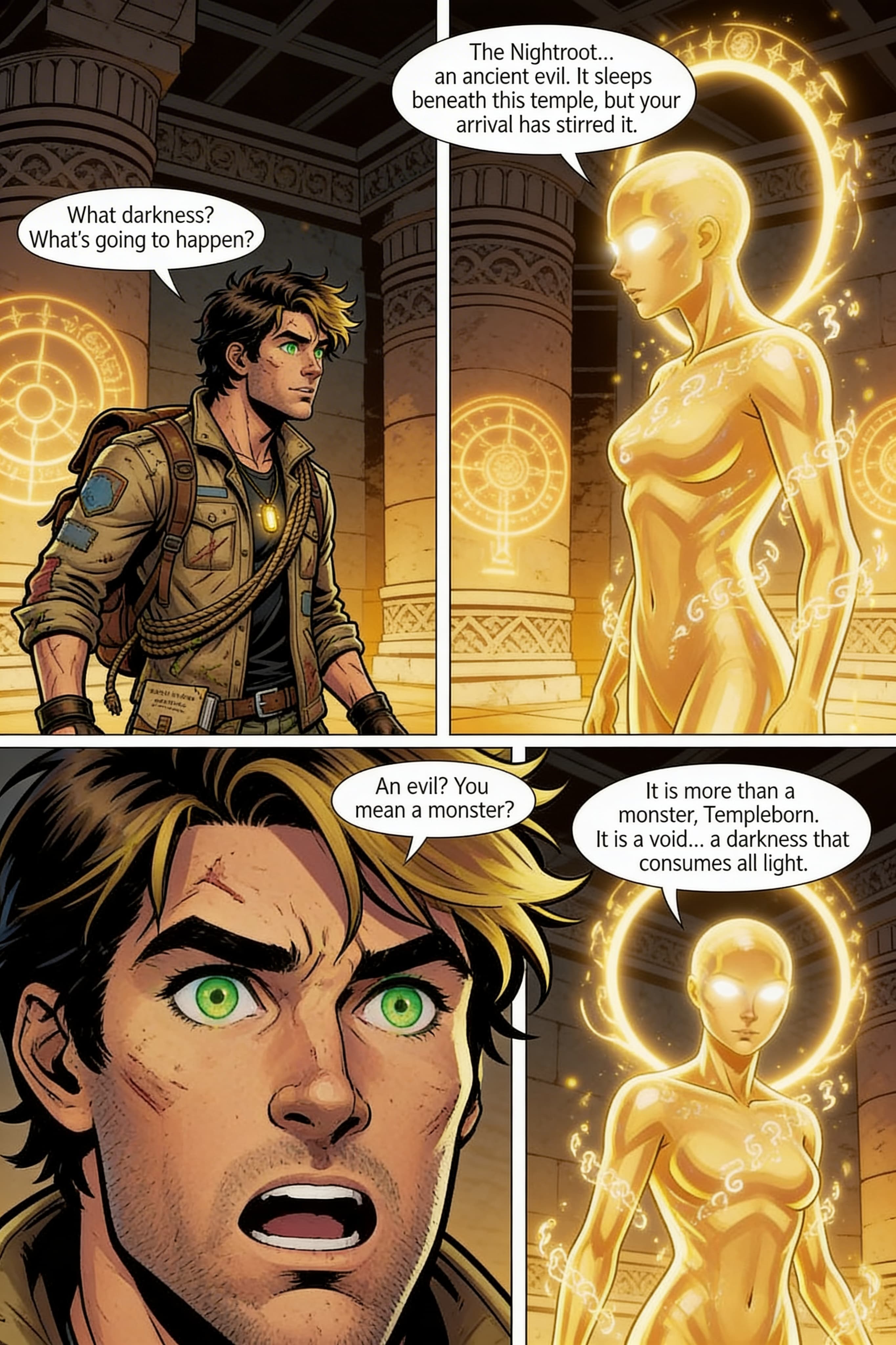 Interior Page — Dialogue Scene — Express mode