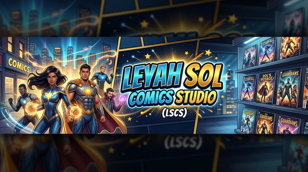 LEYAH SOL COMICS STUDIO (LSCS) banner
