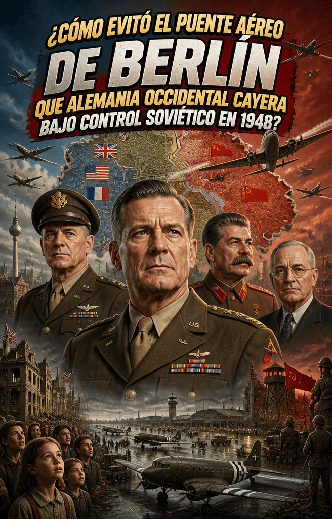Cover of ¿Cómo evitó el puente aéreo de Berlín que Alemania occidental cayera bajo control soviético en 1948? - ¿Cómo evitó el puente aéreo de Berlín que Alemania occidental cayera bajo control soviético en 1948?