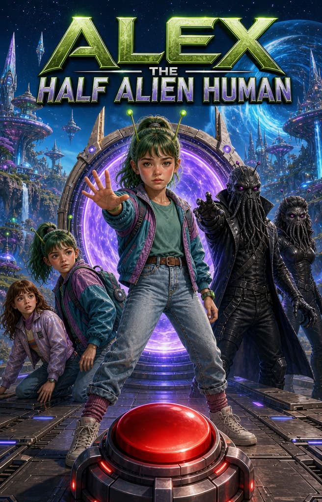 Cover of Alex the Half Alien Human - Alex the Half Alien Human