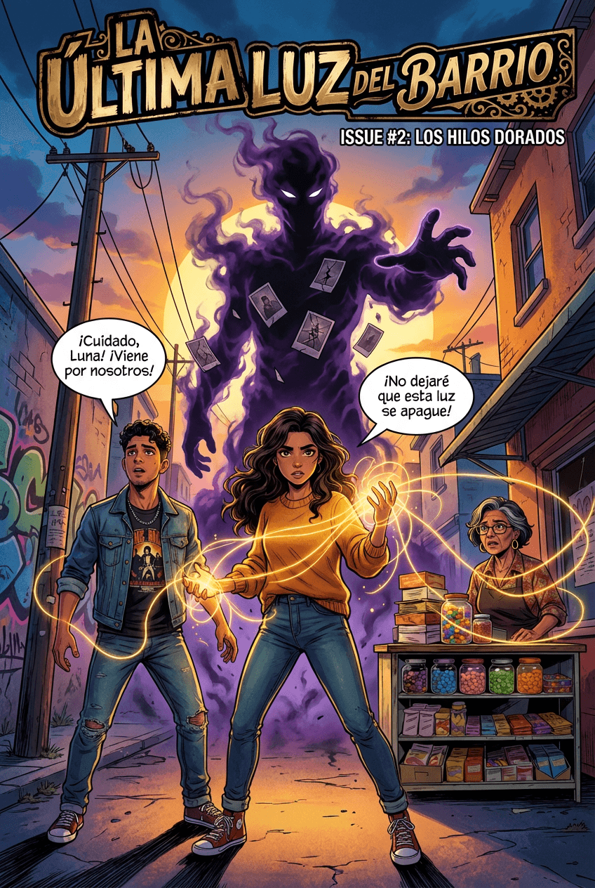 Cover of Los Hilos Dorados - La Última Luz del Barrio