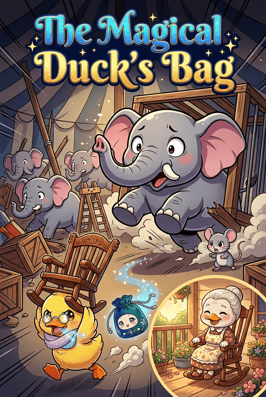 Cover of The Magical Duck's Bag - The Magical Duck's Bag